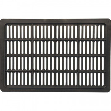 Контейнер пластиковый 600х400х250мм перф/перф (арт.201)_черный