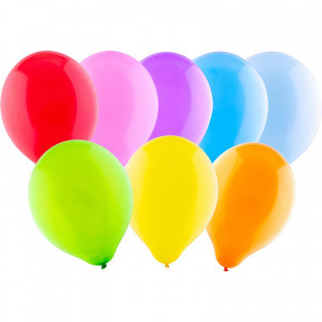 Набор шаров металлик, цвет в асс., 30 см, 100 шт/уп KL40906