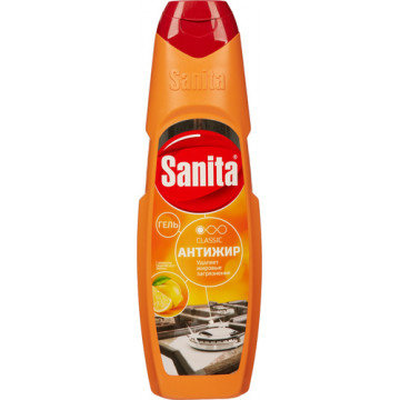 Средство для чистки плит САНИТА гель Антижир 500г ассорт. Микроволновые печ