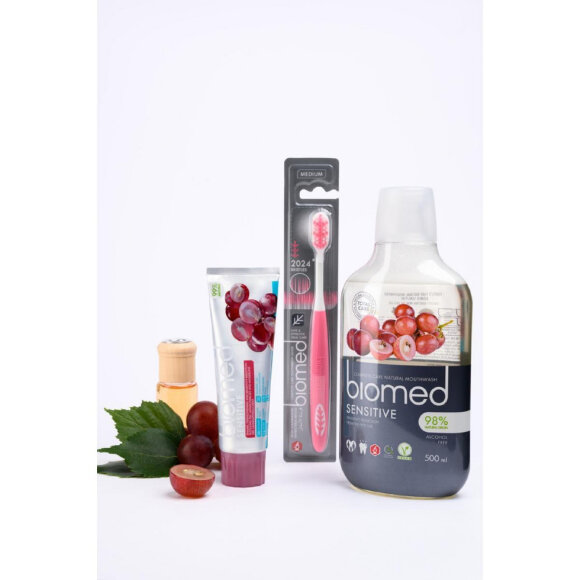 Зубная щетка BIOMED Silver 1шт цвет в асс