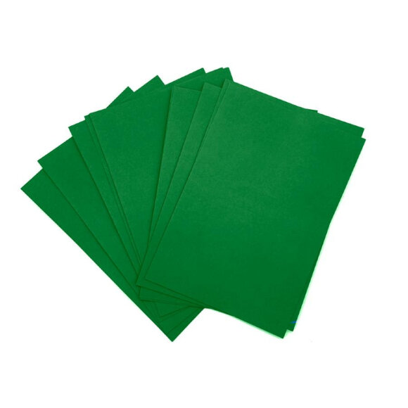 Картон цветной Зеленый 20л А4 одного цвета С2672-04