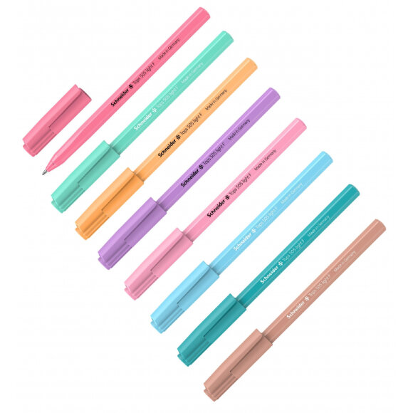 Ручка шариковая Schneider Tops 505 F Light Pastel, корп.ассор, синий 150520 Ручка шариковая Schneider Tops 505 F Light Pastel, корп.ассор, синий 150520