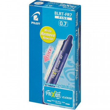 Ручка гелевая PILOT BLRT-FR7 Frixion Clicker автомат синий ст. Япония