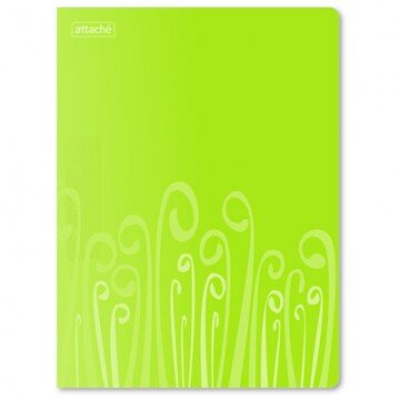 Папка с зажимом Attache Fantasy , салатовая