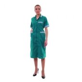 Халат для горничных и уборщиц у01-ХЛ кор.рук бирюз(р.44-46) 170-17