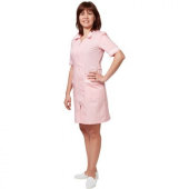 Халат медицинский м09-ХЛ розовый (р.48-50) 170-176