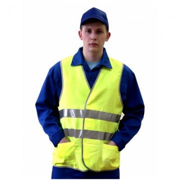 Спец.костюм Жилет сигнальный Тип1Т, цв.лимон.(р.ХХХL/60-62)