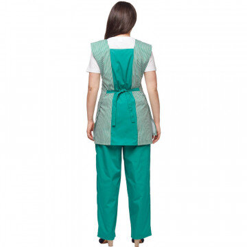 Костюм для горничных и уборщиц у08-СБР зелен (р.48-50)р.170-176 Костюм для горничных и уборщиц у08-СБР зелен (р.48-50)р.170-176