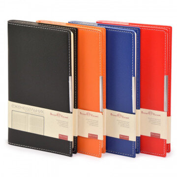 Еженедельник А6  METROPOL  (ОРАНЖЕВЫЙ) 3-492/04