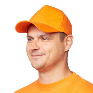 Спец.гол.убор Бейсболка Комфорт оранж