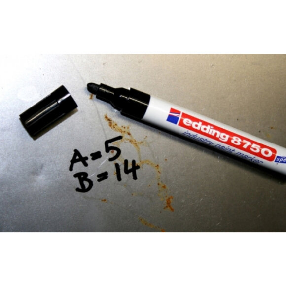 Маркер для промышленной графики EDDING E-8750/3 синий 2-4мм
