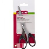 Ножницы  Attache 169 мм с пластиковыми эллиптическими  ручками, цвет черный