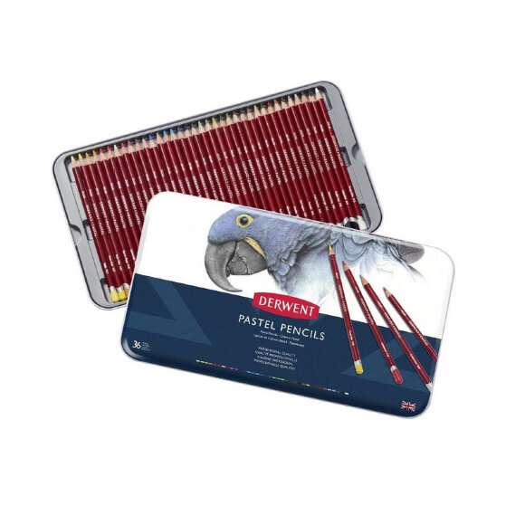 Карандаши цветные пастельные Derwent Pastel 36цв в метал.упак, 700307 Карандаши цветные пастельные Derwent Pastel 36цв в метал.упак, 700307