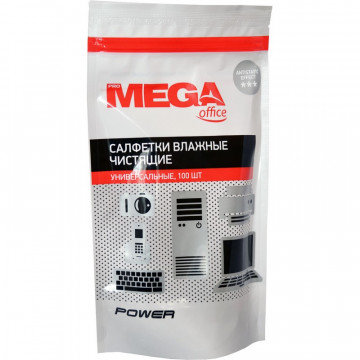 Салфетки Promega office  Power  д/чистки поверх зап.блок .100шт
