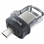 Флеш-память SanDisk Ultra Dual Drive M3.0, 16Gb, USB 3.0, SDDD3-016G-G46 Флеш-память SanDisk Ultra Dual Drive M3.0, 16Gb, USB 3.0, SDDD3-016G-G46