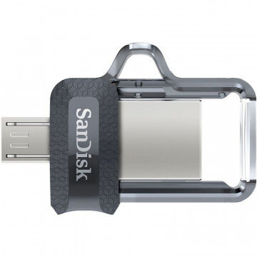 Флеш-память SanDisk Ultra Dual Drive M3.0, 16Gb, USB 3.0, SDDD3-016G-G46 Флеш-память SanDisk Ultra Dual Drive M3.0, 16Gb, USB 3.0, SDDD3-016G-G46