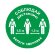 Табличка для разметки ПЭТ СОБЛЮДАЙ ДИСТАНЦИЮ - БЕРЕГИ ЗДОРОВЬЕ зел 5 шт/уп