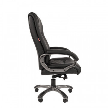 Кресло VT_EChair-641 TPU к/з черный, пластик серый