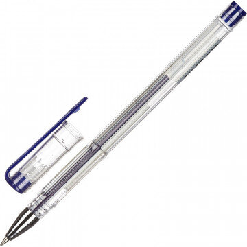 Ручка гелевая Attache синий стерж., 0,5мм, без манж. Ручка гелевая Attache синий стерж., 0,5мм, без манж.