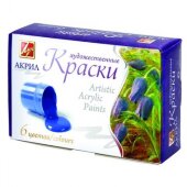 Краски акриловые Луч Художественные 6цв 22С 1408-08