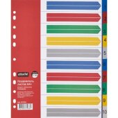 Разделитель листов 10, цв. MAXI А4 , Attache Selection