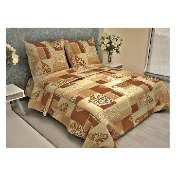 Постельное белье 1,5 сп бязь 105 гр/м2 Везель бежевый Постельное белье 1,5 сп бязь 105 гр/м2 Везель бежевый