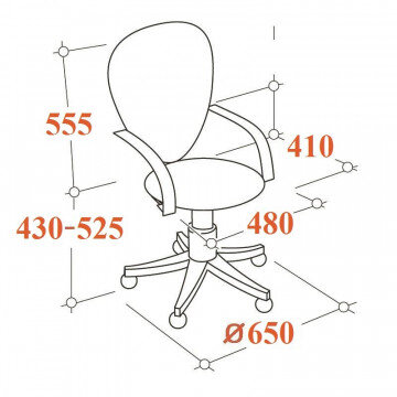 Кресло VB_EChair-225 DSL PTW к/з черный, сетка черная, хром Кресло VB_EChair-225 DSL PTW к/з черный, сетка черная, хром