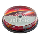 Носители информации Blu-ray BD-R, 6x, VS, Cake/10, VSBDR4CB1002 Носители информации Blu-ray BD-R, 6x, VS, Cake/10, VSBDR4CB1002
