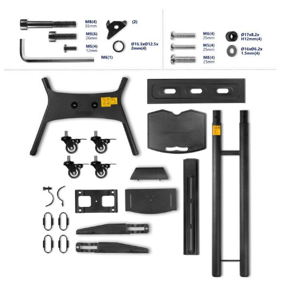 Стойка мобильная Onkron TS1551 чёрная Стойка мобильная Onkron TS1551 чёрная