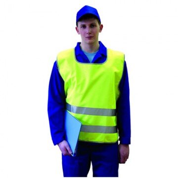 Спец.костюм Жилет сигнальный Тип5Т,цв.лимон.(р.ХХL-ХХXL/56-62)