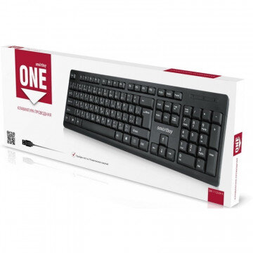 Клавиатура Smartbuy ONE 112 USB черная (SBK-112UM-K) Клавиатура Smartbuy ONE 112 USB черная (SBK-112UM-K)