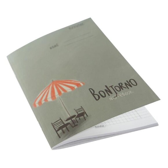 Тетрадь общая А5,48л,145х206,клет,скрепка,обл.карт,бл.65гр Серия Сити 00053