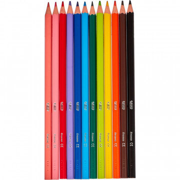 Карандаши цветные 12цв 6-гран Bic Tropicolors 832566 Карандаши цветные 12цв 6-гран Bic Tropicolors 832566