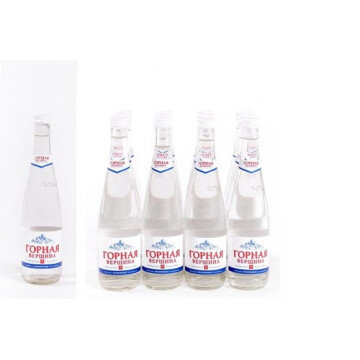 Вода минеральная Горная вершина негазированная, 0.5 л, стекло, 12 шт./уп