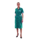 Халат для горничных и уборщиц у01-ХЛ кор.рук бирюз(р.56-58) 158-16