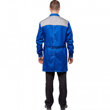 Халат рабочий у19-ХЛ вас/сер (р.44-46) 182-188