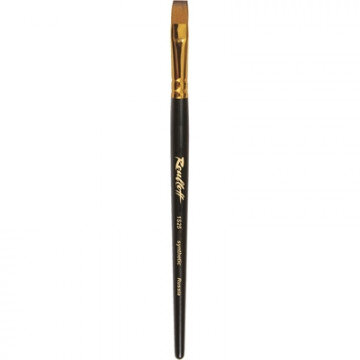 Кисть Roubloff синтетика под колонок плоская 4, короткая ручка, ЖS2-04,05Ж