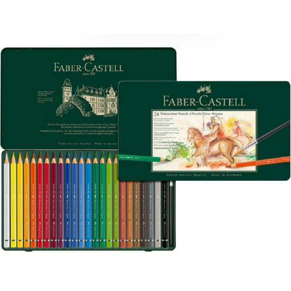 Карандаши акварельные Faber-Castell Albrecht Durer Magnus, 24цв, 116924 Карандаши акварельные Faber-Castell Albrecht Durer Magnus, 24цв, 116924