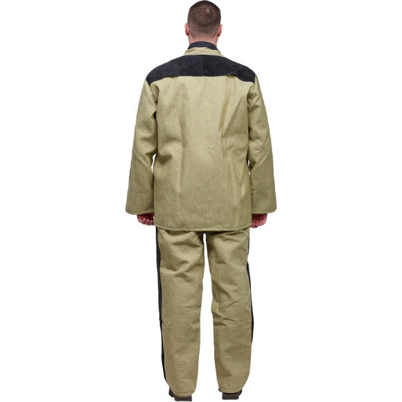 Костюм сварщика брезент+спилок кур/брюки (модель КС09) (р.52-54) 170-176 Костюм сварщика брезент+спилок кур/брюки (модель КС09) (р.52-54) 170-176