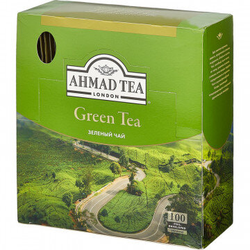Чай Ahmad Green Tea зеленый 100пак/уп 478 Чай Ahmad Green Tea зеленый 100пак/уп 478