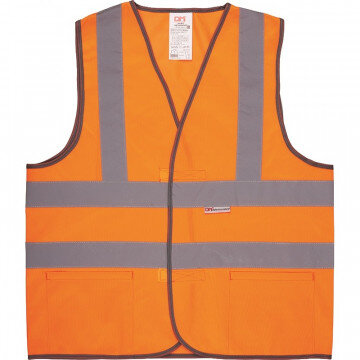Спец.костюм Жилет сигнальный Тип8Т, цв.оранж.(р.ХХХL/60-62)