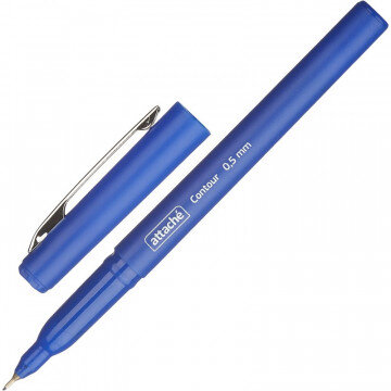 Линер Attache металл.клип 0,5мм синий Линер Attache металл.клип 0,5мм синий