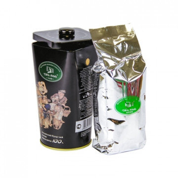 Чай ПУЭР листовой ЭКСТРА, 100 г ж/б P02L100-2