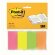 Клейкие закладки бум. 4 цв.по 50л. неон 20х38мм Post-it ?670/4N