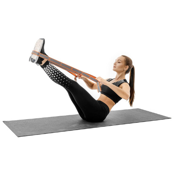 Эспандер резина для растяжки всех групп мышц 90 x 4 см, , цвета МИКС