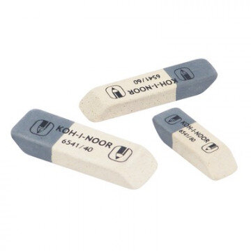 Ластик KOH-I-NOOR 6541/40 каучуковый, комбинир. Чехия