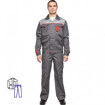 Спец.одежда летняя Костюм л10-КБР т-сер/с-сер 60-62 170-176