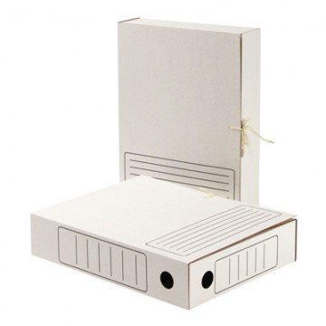 Короб Архивный ATTACHE,с завязками 75 мм ,белый