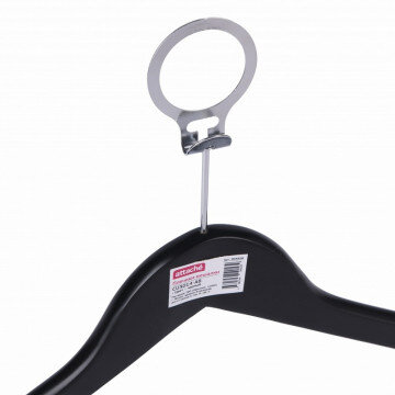 Вешалка-плечики Jas антивандальная Attache CU3014-AB кольцо черный