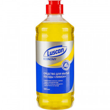 Средство для мытья посуды LUSCAN Economy 500мл Лимон